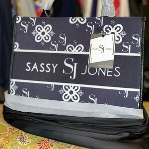 Sassy Jones Montego Canvas Tote (NWT)